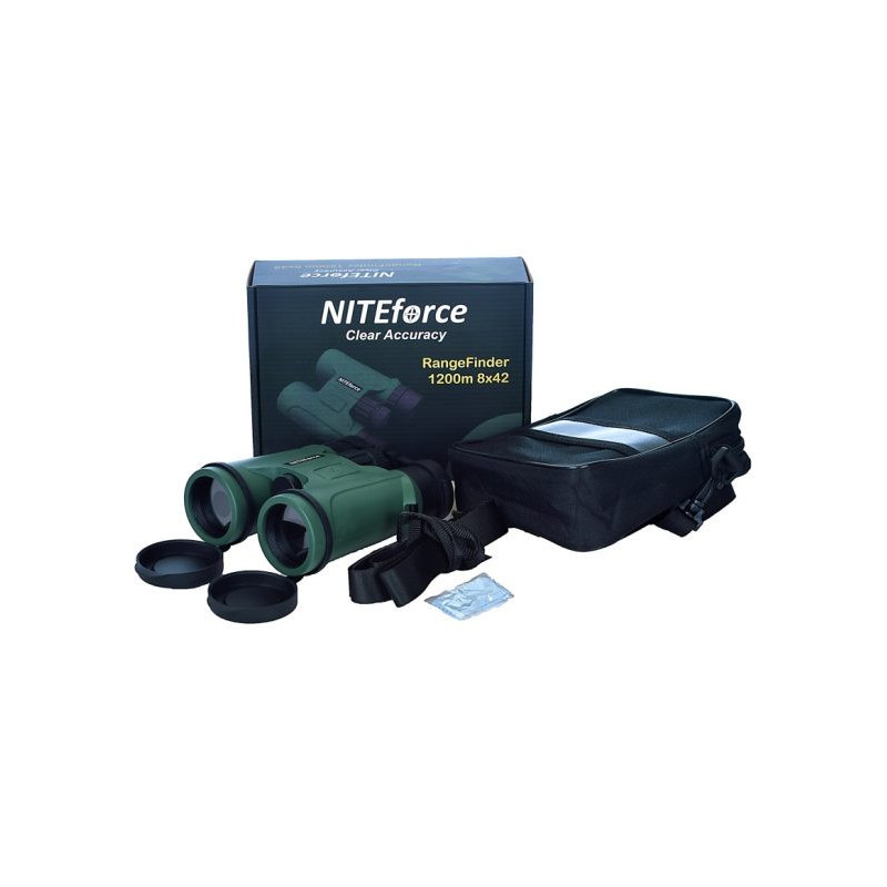 NITEforce katselukiikari etäisyysmittarilla (8x42/1200m)