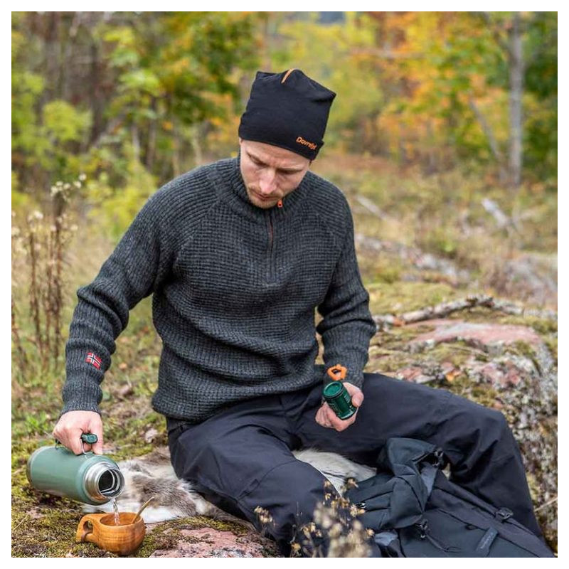 Dovrefjell Jerv Villapaita Tumman Harmaa