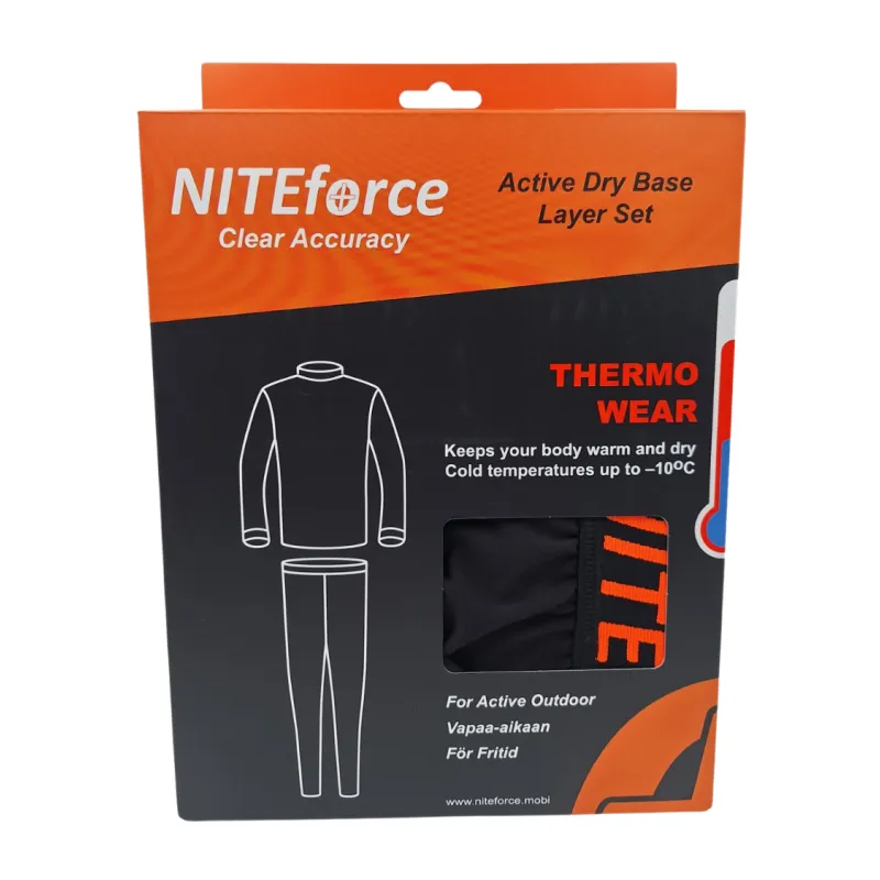 NITEforce Active Dry -tekninen aluskerrastosetti (paita+housut)