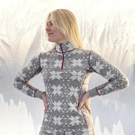 Dovrefjell Traditional Merinovilla poolo naisille