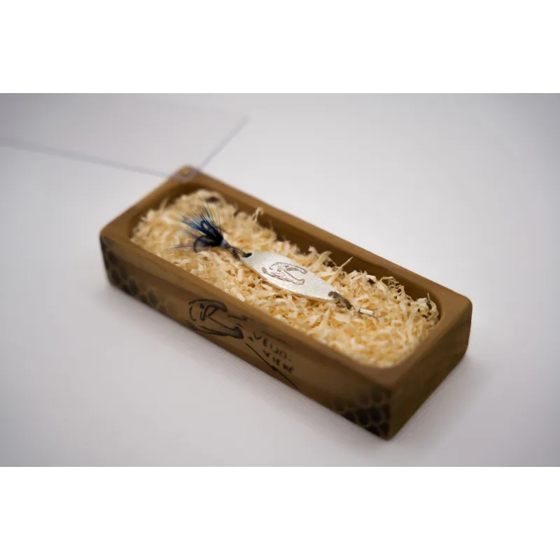 Veijoviehe silver mini lahjarasiassa