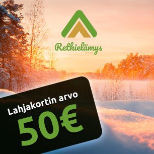 Retkielämys lahjakortti 50 €