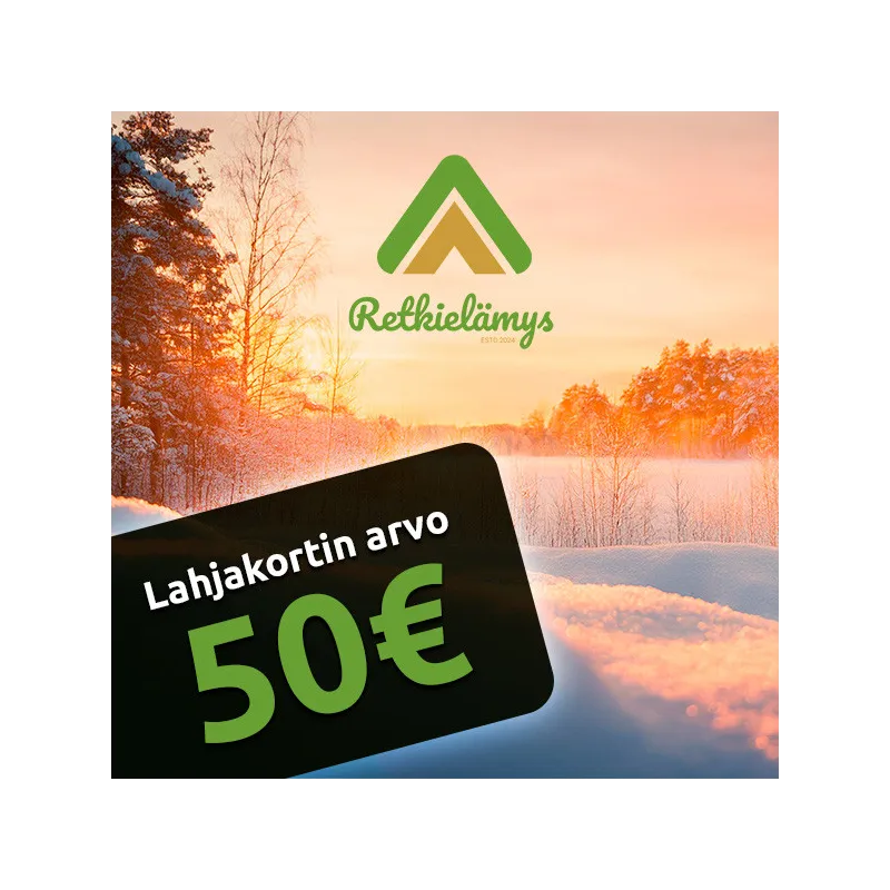 Retkielämys lahjakortti 50 €