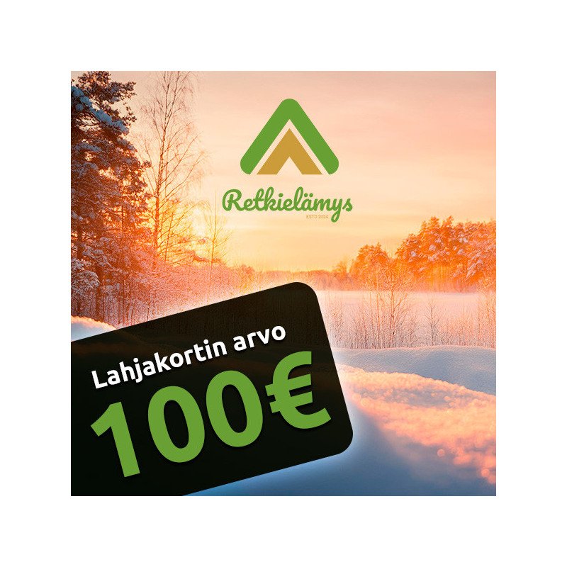 Retkielämys lahjakortti 100 €