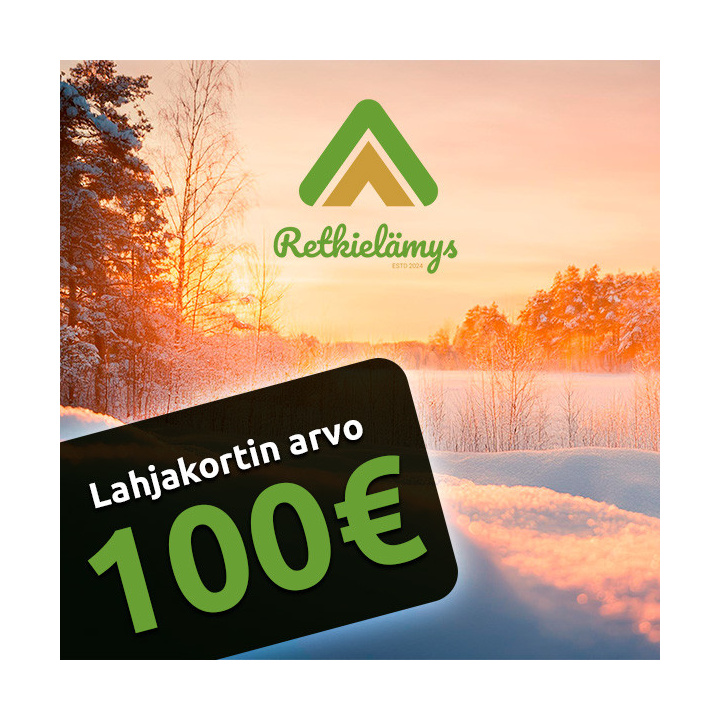 Retkielämys lahjakortti 100 €