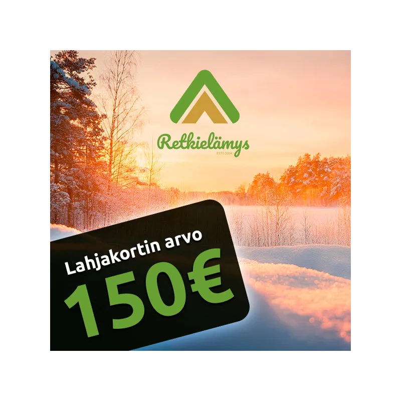 Retkielämys lahjakortti 150 €