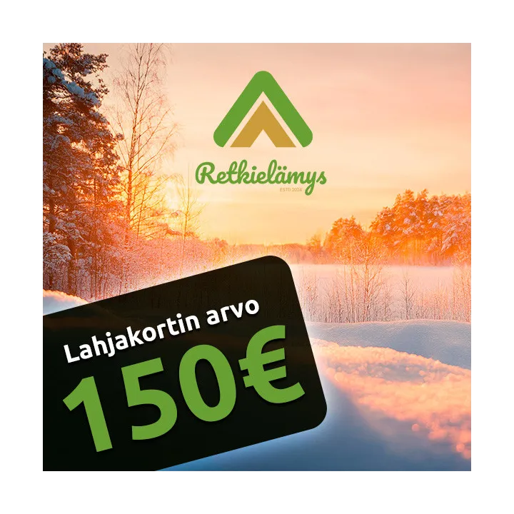 Retkielämys lahjakortti 150 €