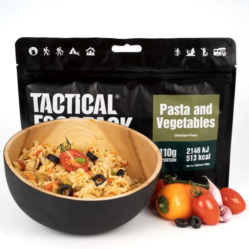 Tactical Foodpack Pasta and Vegetables