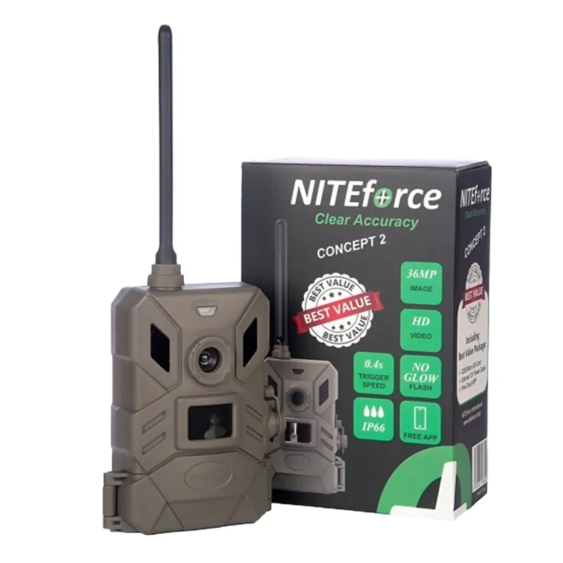 NITEforce Concept 2 36MP etäohjattava riistakamera kuvan & videon lähetyksellä