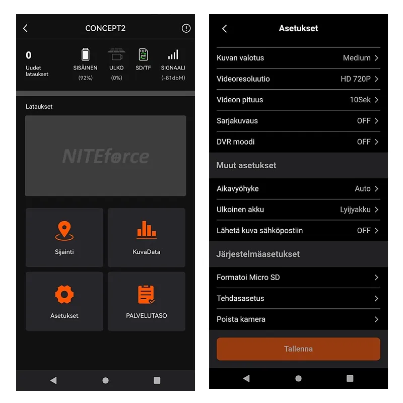 NITEforce Concept 2 36MP etäohjattava riistakamera kuvan & videon lähetyksellä