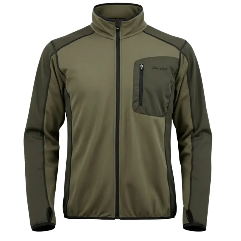Dovrefjell Fleece -takki, tummanvihreä