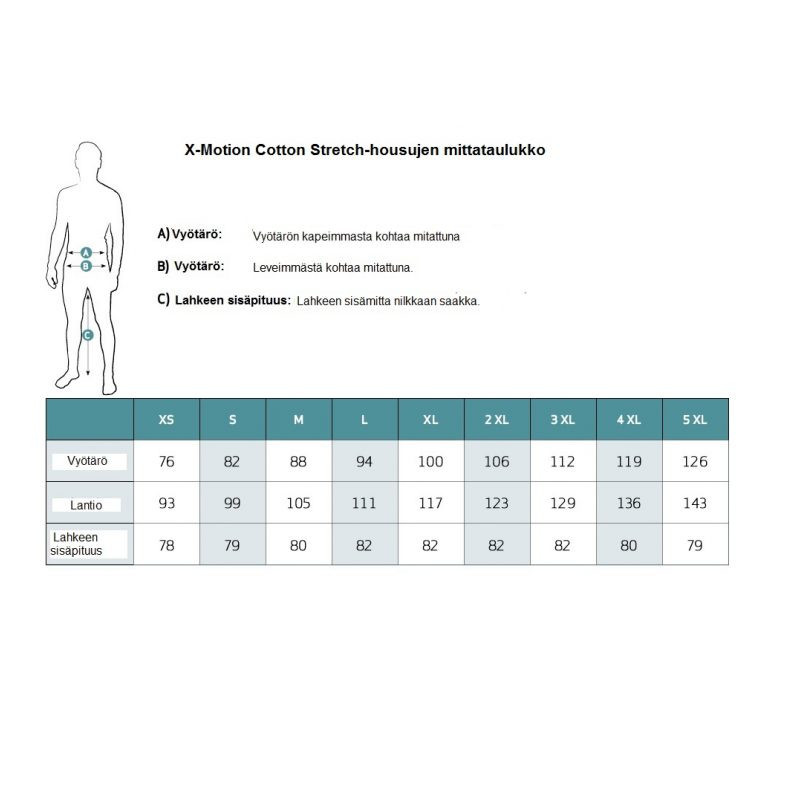 Dovrefjell X-motion Stretch cotton vaellushousut unisex
