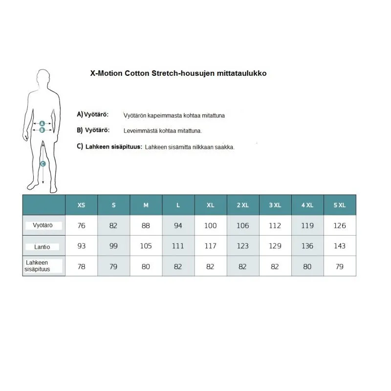 Dovrefjell X-motion Stretch cotton vaellushousut unisex