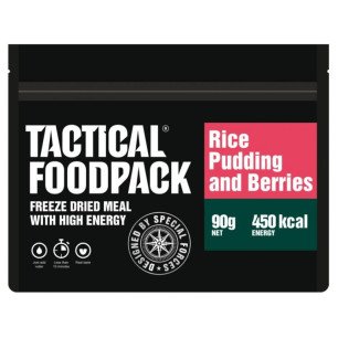 Tactical Foodpack retkiruoka, Riisipuuro vadelmilla 90g